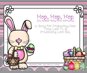 Preview of Hop, Hop, Hop: A Song For Prep/Presenting Low Ti, (PPT Ed.)