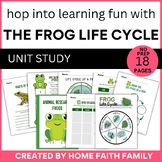 Hop Into Learning With The Frog Life Cycle Unit Study
