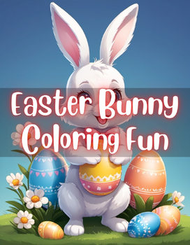 Preview of Hop into Spring: Easter Bunny Coloring Fun - 5 Whimsical Pages for Kids