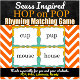 Hop on Pop | Rhyming Matching Game