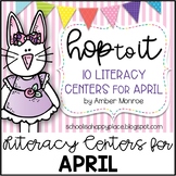 Hop to It {10 Literacy Centers for April}