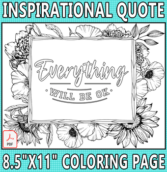 Hope Coloring Pages | Test Motivation Coloring Pages SEL Activities S3-055