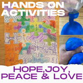 Hope, Joy, Peace & Love Hands on Activities (8 Advent acti