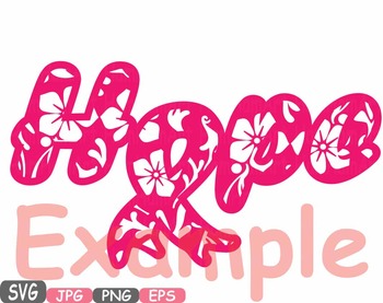 Download Hope Svg Breast Cancer Awareness Clipart Woman Fight Hope Ribbon Flower 489s