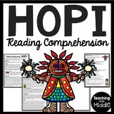 Hopi Native Americans Reading Comprehension Worksheet Trib