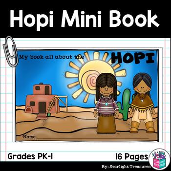 Preview of Hopi Tribe Mini Book for Early Readers - Native American Activities