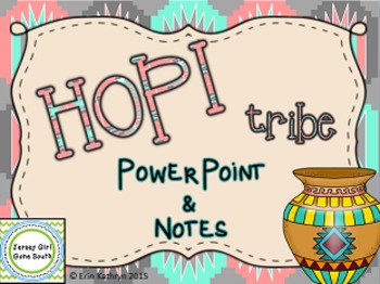 Preview of Hopi American Indians of the Southwest PowerPoint and Notes Set Native Americans
