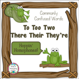 Hoppin' Homophones: To, Too, Two and There, Their, They're