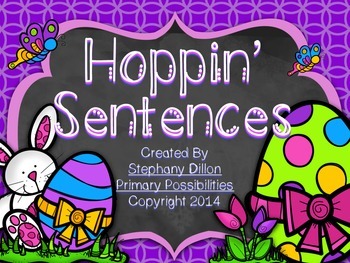 Preview of Hoppin' Sentences {A Sentence Editing Freebie}