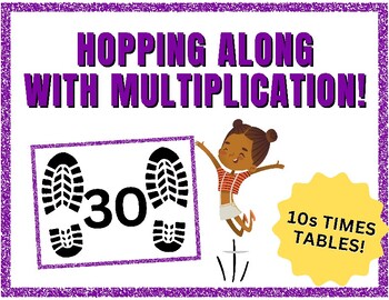 Preview of Hopping Along With Multiplication! - 10s Facts
