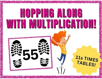 Preview of Hopping Along With Multiplication! - 11s Facts