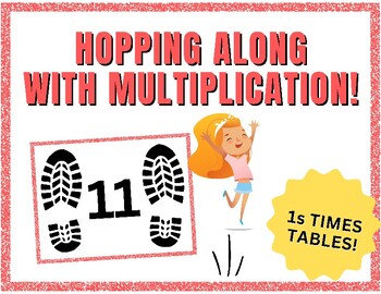 Preview of Hopping Along With Multiplication! - 1s Facts