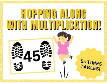 Preview of Hopping Along With Multiplication! - 5s Facts