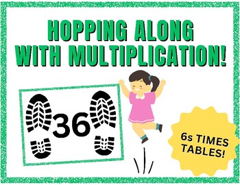 Preview of Hopping Along With Multiplication! - 6s Facts