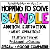 Hopping to Solve BUNDLE | DISTANCE LEARNING | SEESAW & GOO