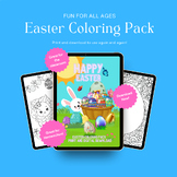 Hoppy Easter Fun! Printable Easter Coloring Pack