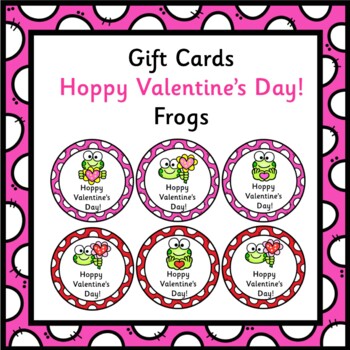 Hoppy Valentine's Day - Gift Tags - Frogs by Sprinkle Some Magic