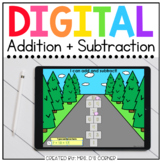 Hopscotch Addition and Subtraction Digital Activity | Dist