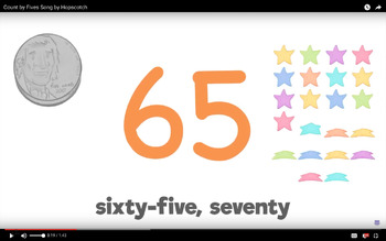 Preview of Hopscotch Count by Fives Video Link