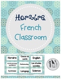 French Timetable-Horaire