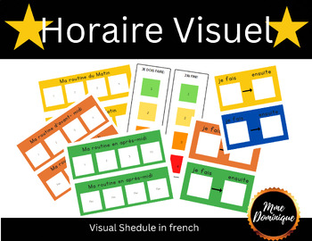 Preview of Horaire visuel et images