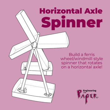 Preview of Horizontal Axle Spinner - Wheel and Axle - Simple Machines