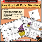 Horizontal Box Division -Halloween :Single Divisor/ Double