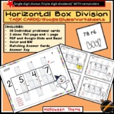 Horizontal Box Division -Halloween Single Divisor/Triple D