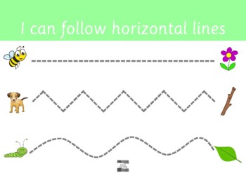 horizontal line tracing teaching resources teachers pay teachers