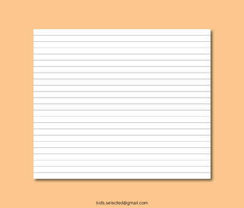 Preview of Horizontal Lined Paper (Freebies)