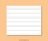 Horizontal Lined Paper (Freebies)