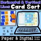 Horizontal & Vertical Lines HOY VUX Card Sort | PAPER & DIGITAL