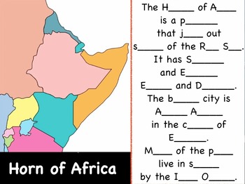 Preview of Horn of Africa Sing-Along Movie and Test from "Geography Songs"