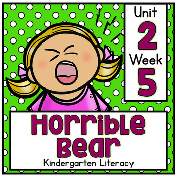 Preview of Horrible Bear Benchmark Advance Kindergarten Supplemental Materials
