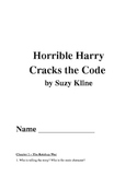 Horrible Harry Cracks the Code Comprehension Questions