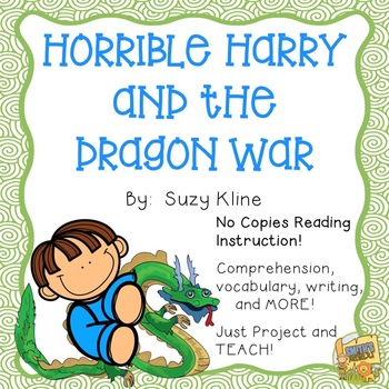Preview of Horrible Harry and the Dragon War - Reading Comprehension - No Copies/No Prep!