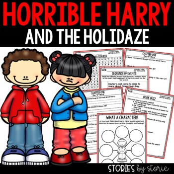 Preview of Horrible Harry and the Holidaze Printable and Digital Activities