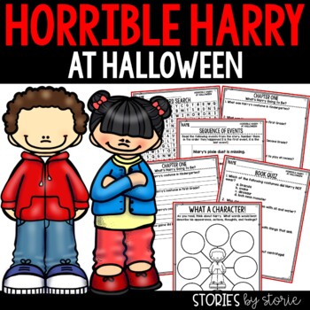 Preview of Horrible Harry at Halloween Printable and Digital Activities