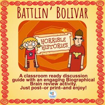 Preview of Horrible Histories: Battlin' Bolivar Discussion Guide w/ Review Activity