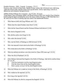Preview of Horrible Histories Season 6 Episode 3 Wicked William the Conqueror Movie Guide