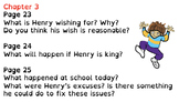 Horrid Henry's Homework Guided Reading Comprehension Questions
