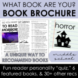 Horror Book Recommendation Brochure w/ Interactive Persona