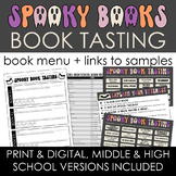 Horror/Spooky Book Tasting Activity - Print/Digital - Midd
