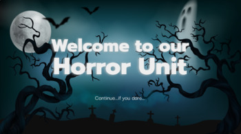 Preview of Horror Unit