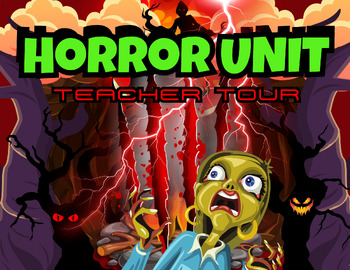 Preview of Horror Unit Bundle | Narrative Writing Mini-Lessons and More | Scary Story