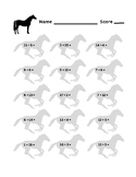 Horse Addition + Subtraction Math Fact Fluency. Add to 20,