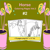 Horse Coloring Pages Vol. 2