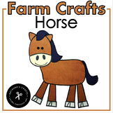 Farm Animal Horse Craft and Label