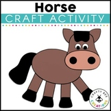 Horse Craft Farm Animals Bulletin Board Theme Craft Activi