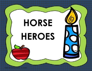Preview of Horse Heroes - 4th Grade Tri folds + Activities